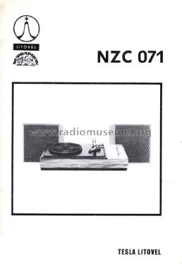 Stereo Turntable NZC071; Tesla; Praha, (ID = 1065784) Ton-Bild