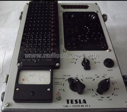 Zkousec elektronek BM215A; Tesla; Praha, (ID = 1433226) Equipment