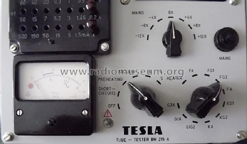 Zkousec elektronek BM215A; Tesla; Praha, (ID = 1433227) Equipment