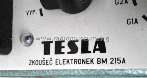 Zkousec elektronek BM215A; Tesla; Praha, (ID = 1573429) Equipment