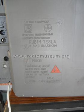 Rubin S391D Television Tesla; Praha, Bratislava etc., build 1988 ??