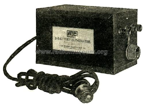 'B' Battery Eliminator RT-40; The Radio Television (ID = 744933) Strom-V