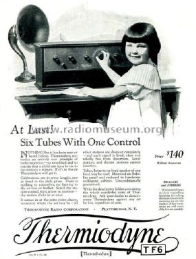TF6; Thermiodyne Radio (ID = 1736550) Radio