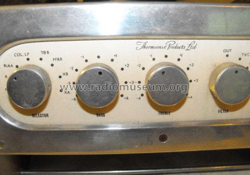 Preamplifier ; Thermionic Products (ID = 1391378) Ampl/Mixer