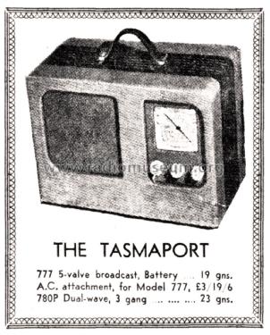 Tasmaport 780P; Thom & Smith Pty. (ID = 2985840) Radio