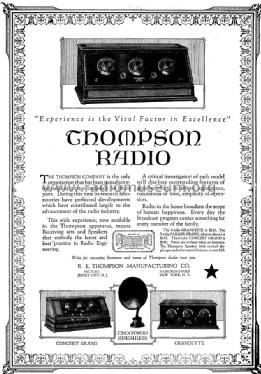 Grandette V50; Thompson (ID = 1101982) Radio