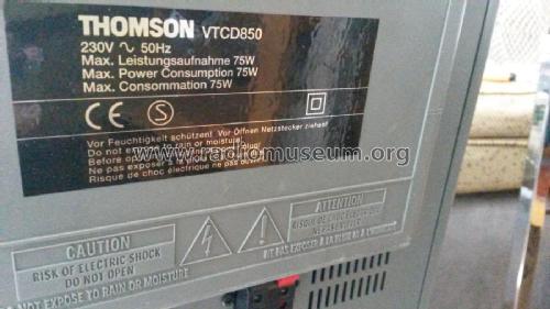 Audio System VTCD850; Thomson marque, (ID = 2794892) Radio