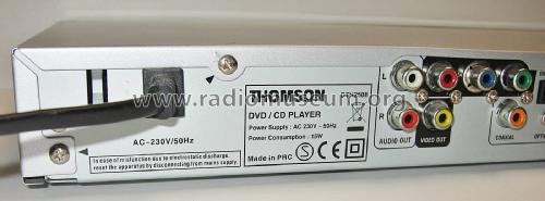DVD / Video CD / CD Player DTH250E; Thomson marque, (ID = 2462817) R-Player