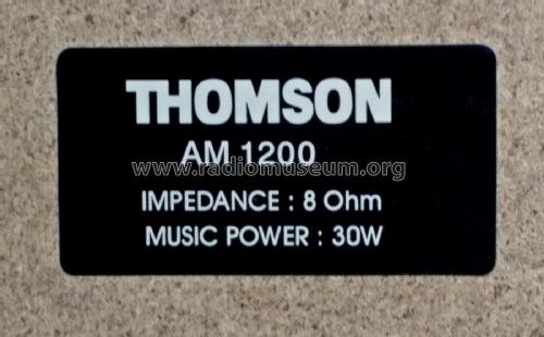 Home Audio System Am 1200; Thomson marque, (ID = 2410748) Radio