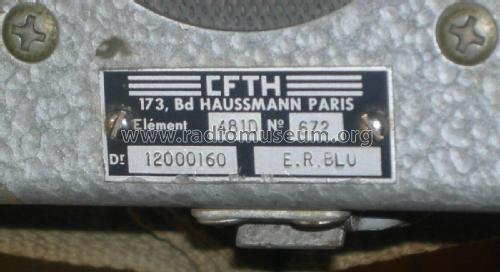 Émetteur-Récepteur ER BLU Élément 481D; Thomson marque, (ID = 2212632) Mil TRX