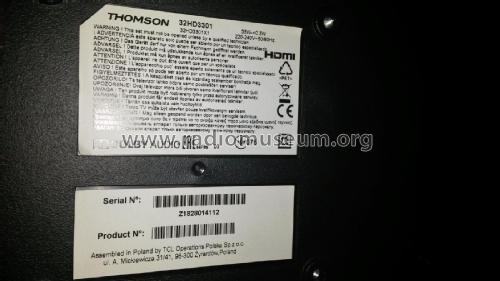 TV LED Smart TV 32HD3301; Thomson marque, (ID = 2808506) Fernseh-E
