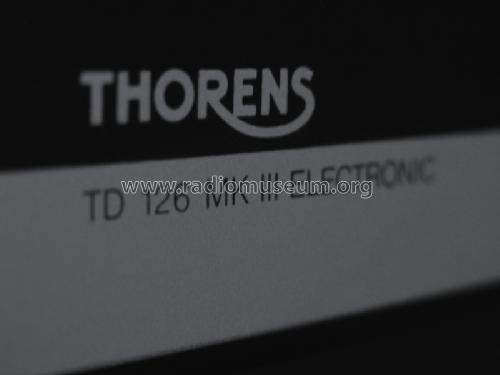 TD126 Electronic; Thorens; Lahr (ID = 896932) R-Player