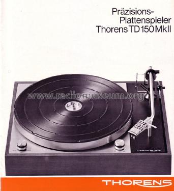 TD150 Mk II ; Thorens; Lahr (ID = 1598543) R-Player