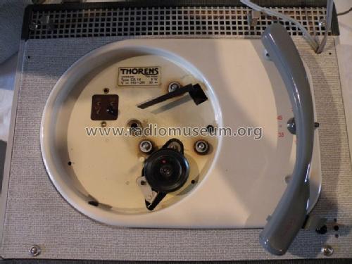 Electrophone Valise 806 Ch= Thorens CB14; Thorens SA; St. (ID = 1491790) Ton-Bild