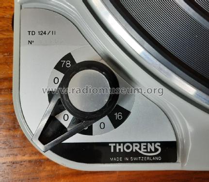 Plattenspieler TD124-II ; Thorens SA; St. (ID = 2816429) R-Player