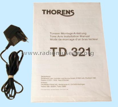 TD 321; Thorens SA; St. (ID = 1636454) Ton-Bild