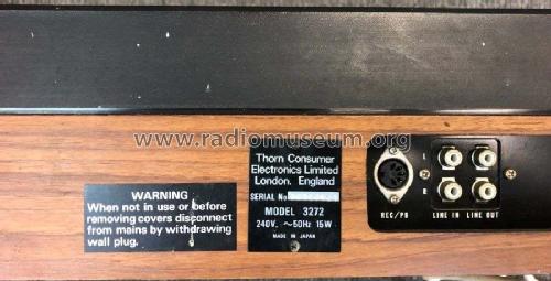 Ferguson stereo cassette deck unit 3272; Thorn Electrical (ID = 2314622) Ton-Bild