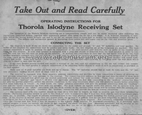 Thorola Islodyne 55; Thorola, Winkler- (ID = 3001283) Radio
