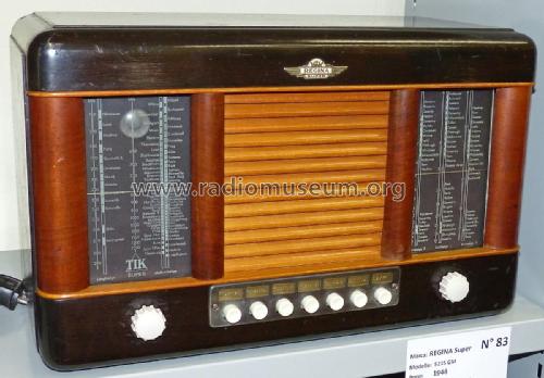 Regina Super 5215 GM; Tik Radio; København (ID = 1898910) Radio