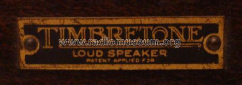 Violin Loud Speaker Model B; Timbretone Mfg.Co.; (ID = 1083123) Speaker-P