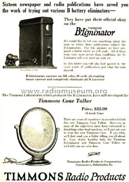 B-Liminator ; Timmons Radio (ID = 1373702) Power-S