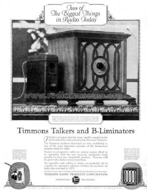 Talker Type A; Timmons Radio (ID = 267812) Speaker-P