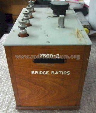 Non-Inductive Bridge Ratios 4170 H.F.; Tinsley & Co. Ltd., (ID = 1733205) Equipment