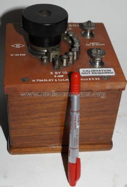 Resistance Box 4231 L.F.2. ; Tinsley & Co. Ltd., (ID = 1730728) Equipment