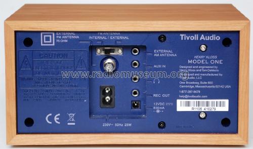 Henry Kloss Model One ; Tivoli Audio; (ID = 1505037) Radio