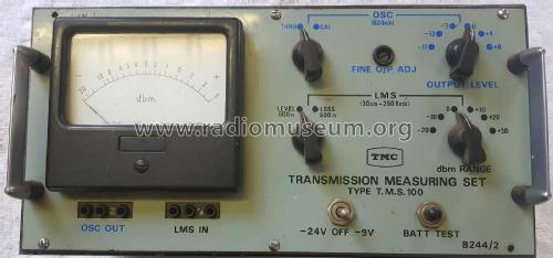 Transmission Measuring Set TMS-100; TMC Telephone (ID = 2543672) Equipment