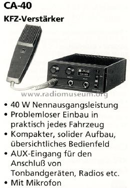 CA-40; Toa Electric Co., (ID = 781873) Ampl/Mixer