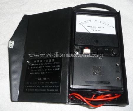 Impedance Meter ZM-104; Toa Electric Co., (ID = 1036326) Equipment