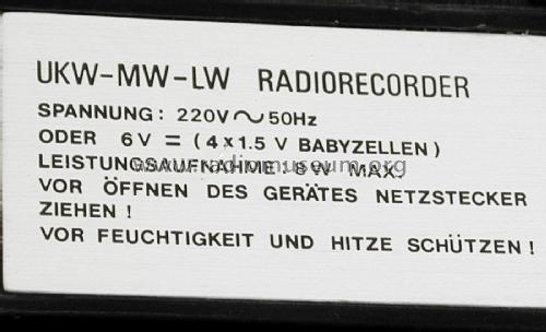 UKW-MW-LW Cassetten Recorder TR-605AL; Tobishi Electronic (ID = 2376052) Radio