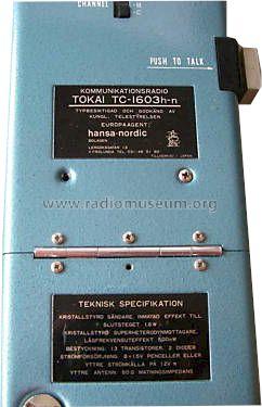 13 Transistor TC-1603h-n; Tokai Wireless Co., (ID = 678486) Citizen