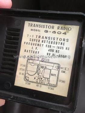 Million All Transistor G-604; Tokai Wireless Co., (ID = 2362822) Radio