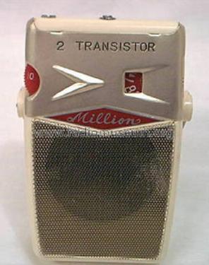 Million 2 Transistor MTR-201 Boy's Radio; Tokai Wireless Co., (ID = 1404456) Radio