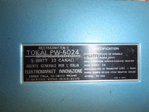 Mobile Transceiver PW-5024; Tokai Wireless Co., (ID = 1651283) Citizen