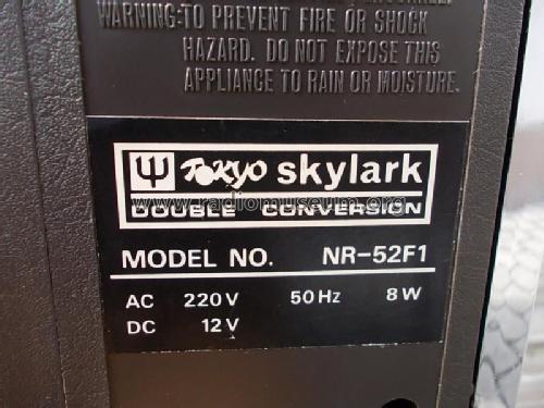 Skylark NR-52-F1; Tokyo brand (ID = 1636834) Radio