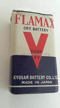 Flamax Dry Battery 9V 006P; Kyosan Battery Co., (ID = 2490947) Radio part