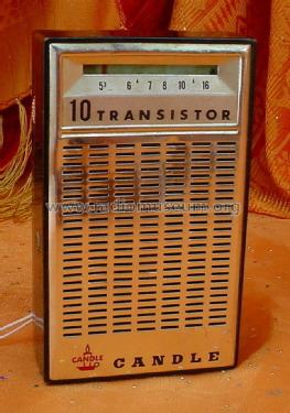 Candle 10 Transistor PR-100; Tokyo Transistor (ID = 1465628) Radio