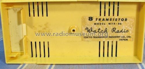 Watch Radio WTR-86; Tokyo Transistor (ID = 1913821) Radio