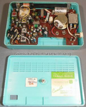 Candle Eight Transistor 8 Transistorized 'Family Radio' ATR-800; Tokyo Transistor (ID = 1388825) Radio