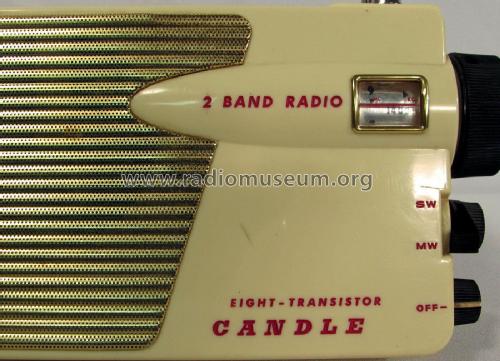 Candle Eight-Transistor 2 Band Radio STR-80 and STR-80M; Tokyo Transistor (ID = 2410627) Radio