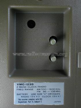 Candle - FM/AM All Transistor Clock & Radio VMC-1235 ; Tokyo Transistor (ID = 1764914) Radio