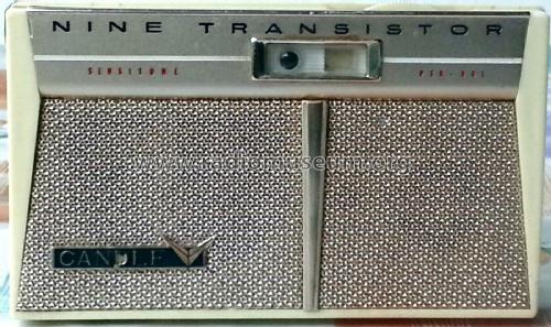 Candle Sensitone Nine Transistor PTR-90L; Tokyo Transistor (ID = 1963134) Radio