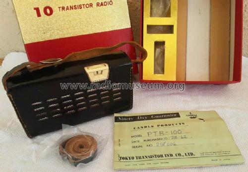 Candle Ten Transistor PTR-100; Tokyo Transistor (ID = 2690642) Radio