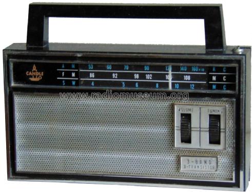 Candle 3-Band 9-Transistor VMS-925 ; Tokyo Transistor (ID = 2106528) Radio