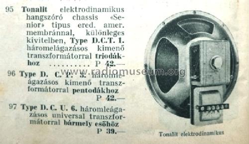 Speaker D.C.P.3; Tonalit Gramophon Rt (ID = 1400228) Altavoz-Au