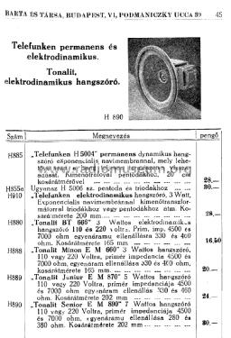 Speaker Senior EM 890; Tonalit Gramophon Rt (ID = 2237288) Parlante