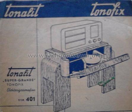 Super-Grande Tonofix 401; Tonalit Gramophon Rt (ID = 2205916) Ton-Bild